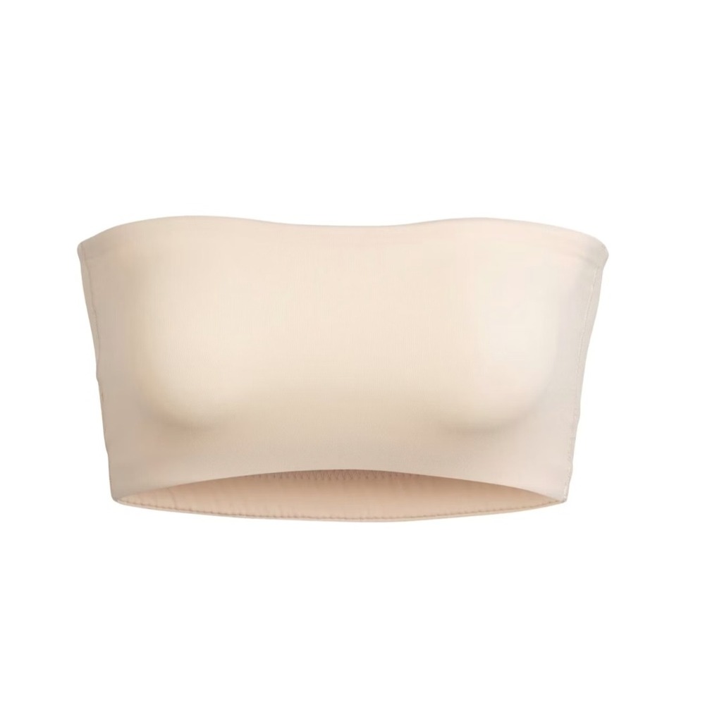 Skims Fits Everybody Bandeau Sand Beige Strapless Bra BR-BAN-9167 Medium